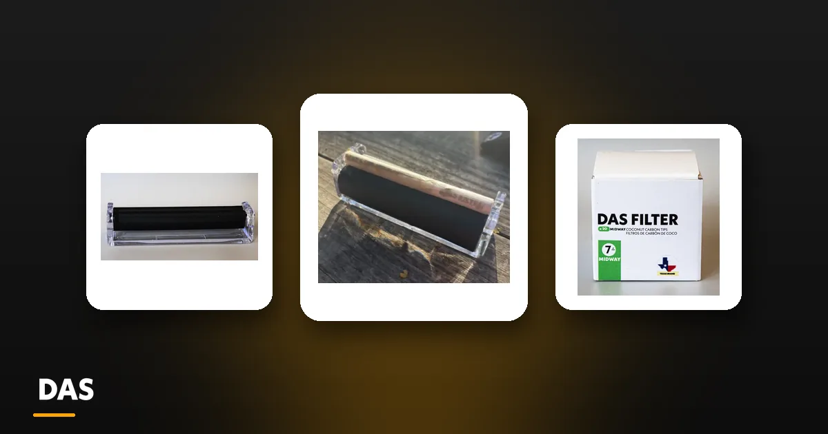 Das Filter products: filter tips, banana leaf cones and rolling gear